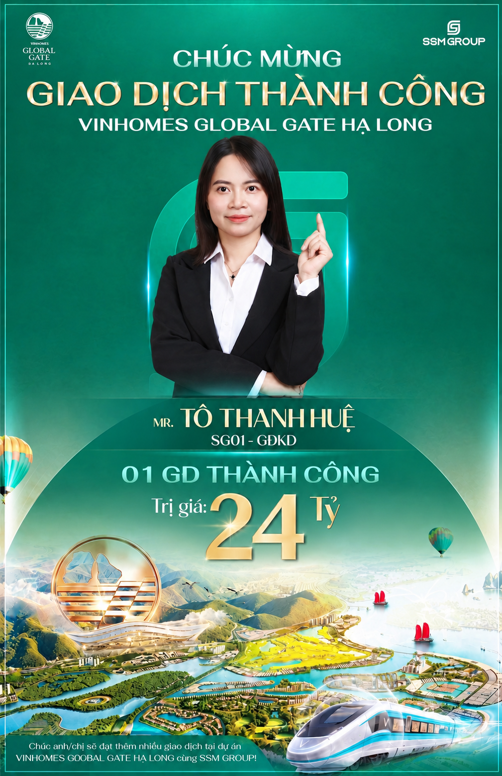 Vinh danh giao dịch thành công trị giá 8 tỷ